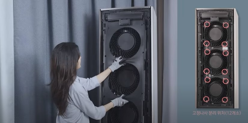 삼성 무풍갤러리 분해 청소