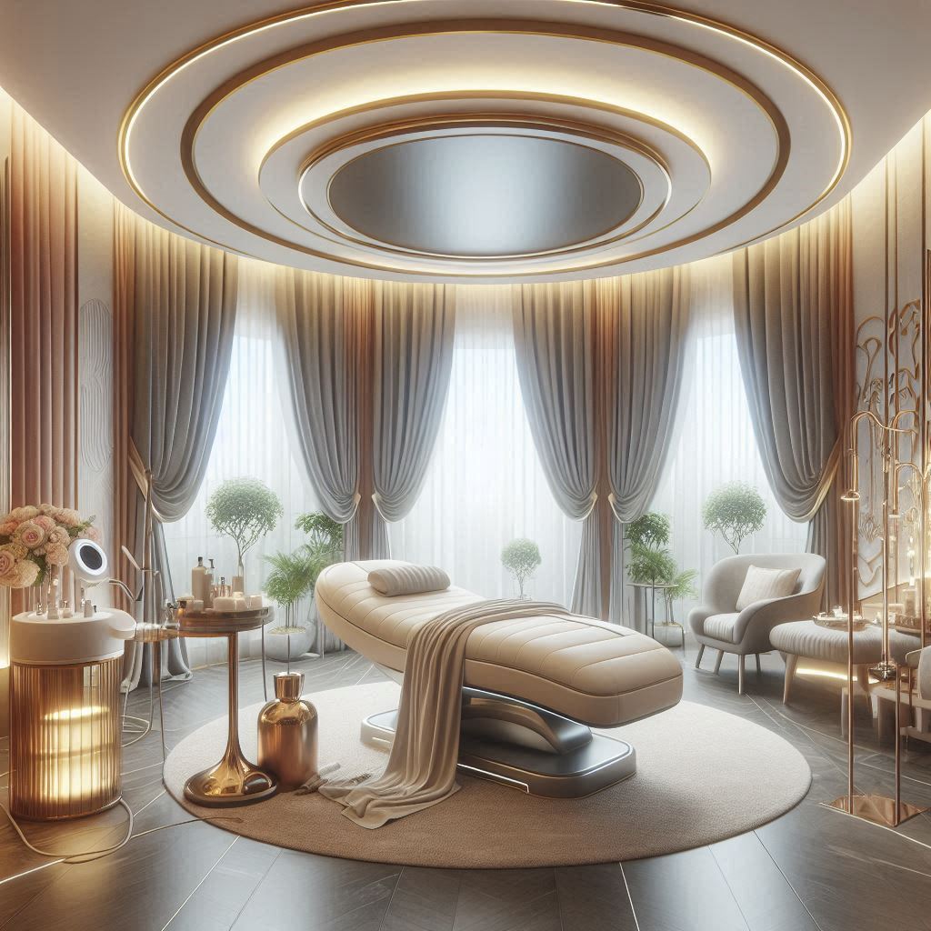 피부,체형관리 샵 배경