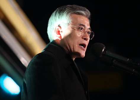 문재인 지지율 중간 비교