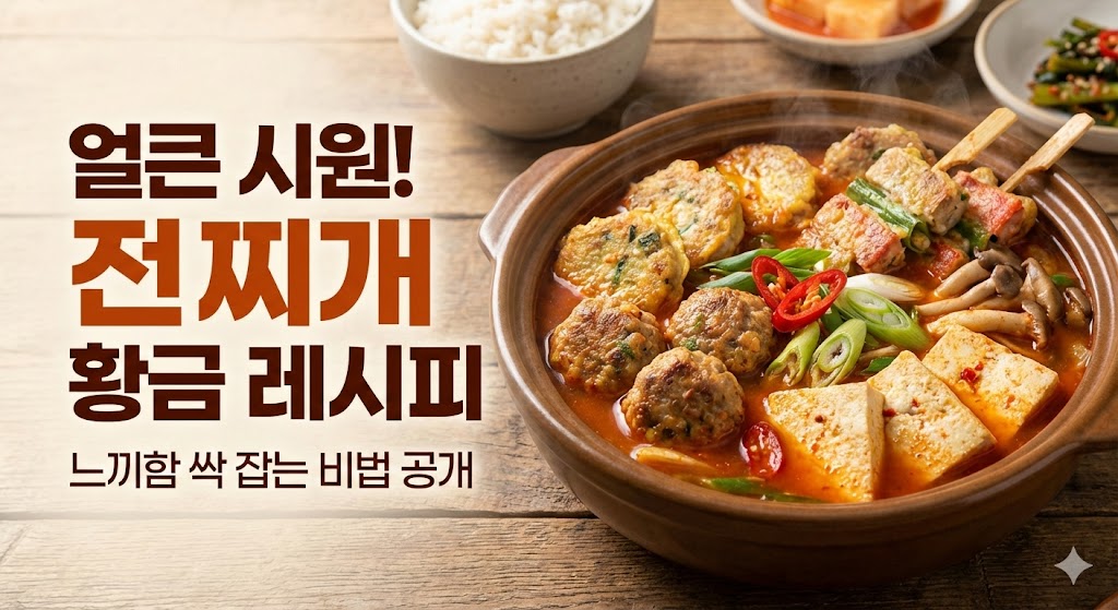 전찌개 레시피