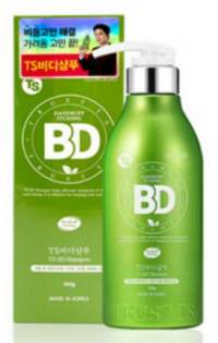 TS 비디 비듬샴푸 상큼한 오렌지향, 500g, 2개