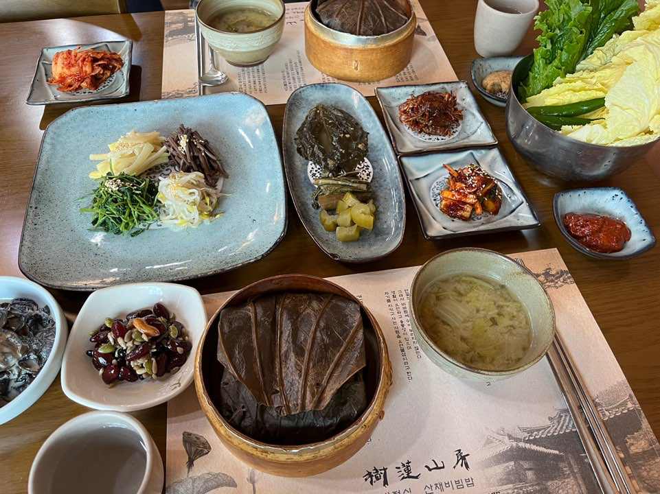 순천 한정식 맛집 수련산방