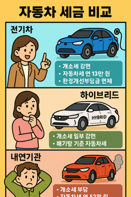 자동차 세금 비교