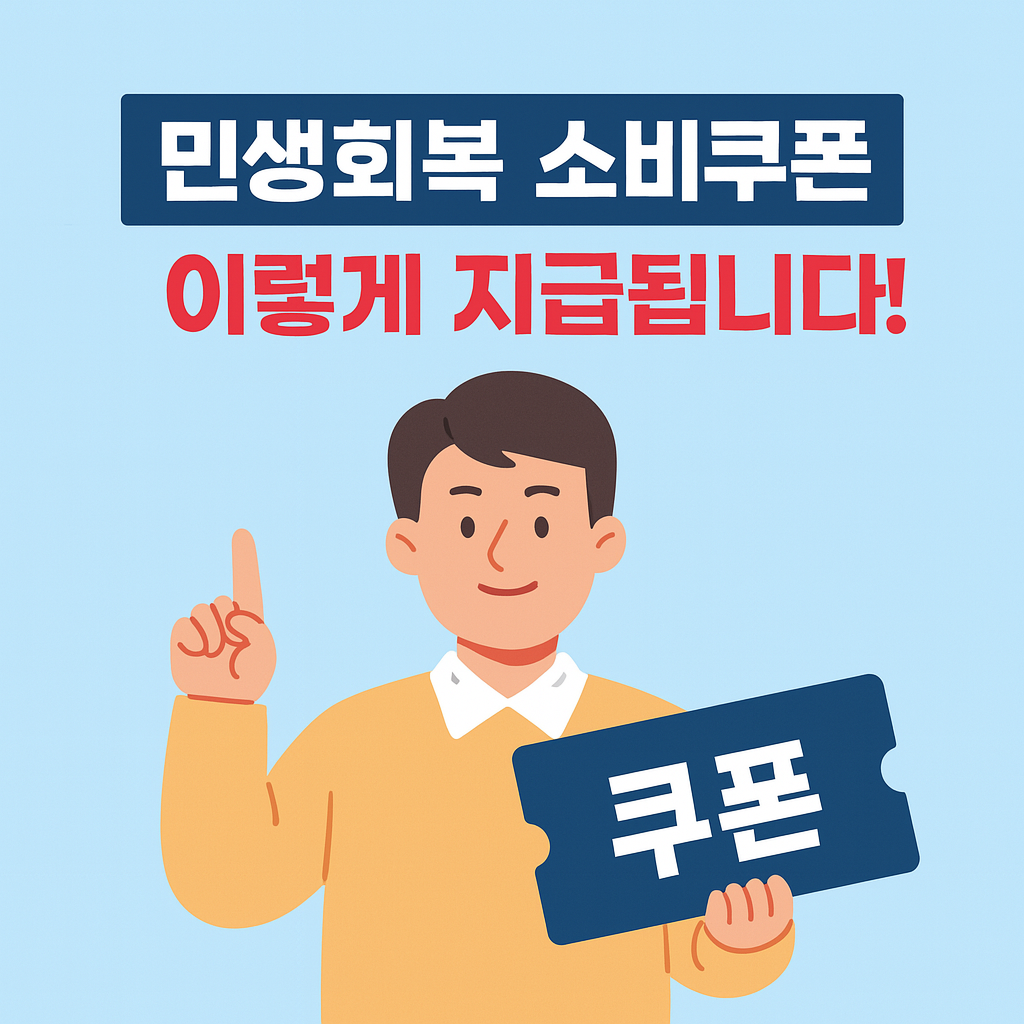 민생회복 소비쿠폰 신청방법