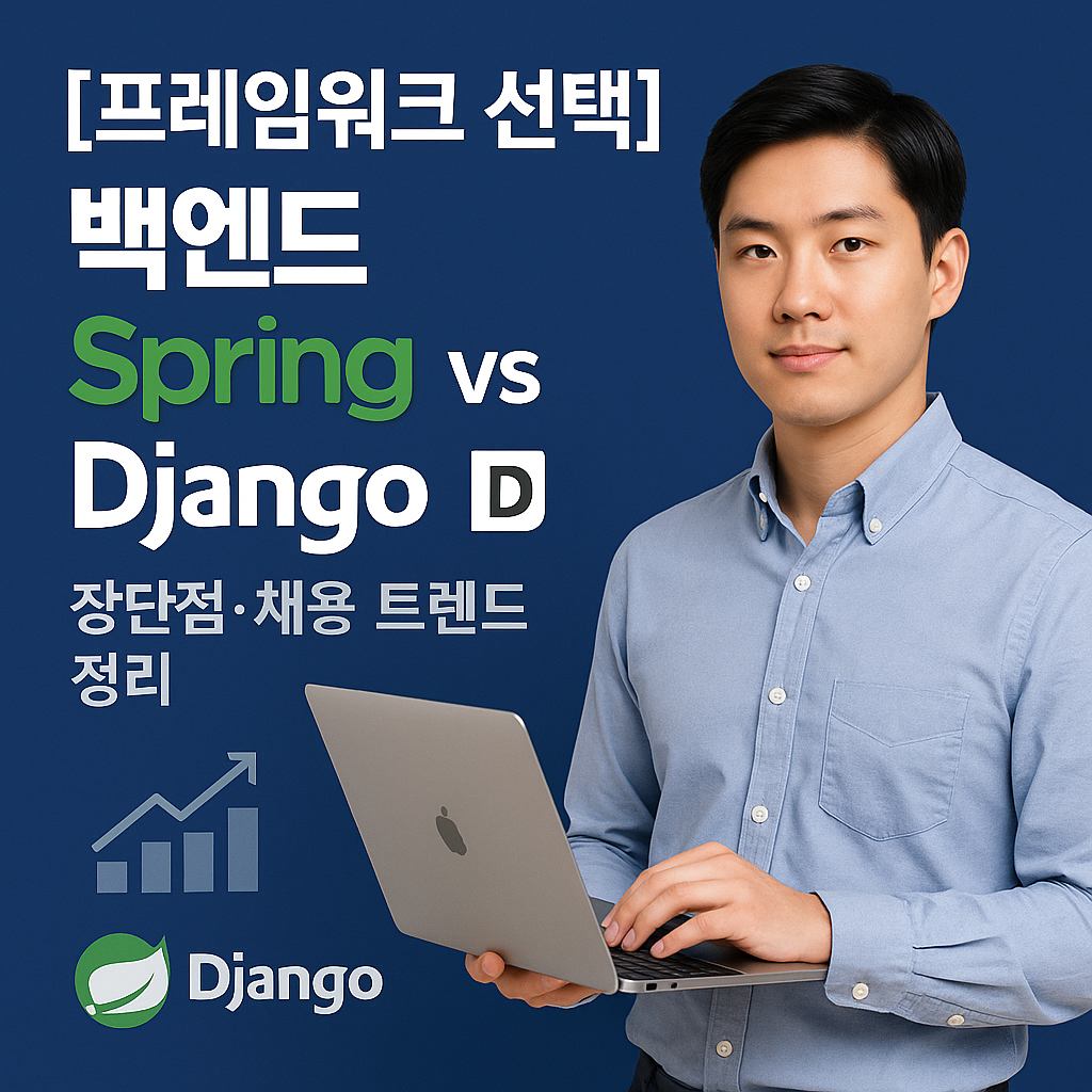 [프레임워크 선택] 백엔드 Spring vs Django ｜ 장단점·채용 트렌드 정리