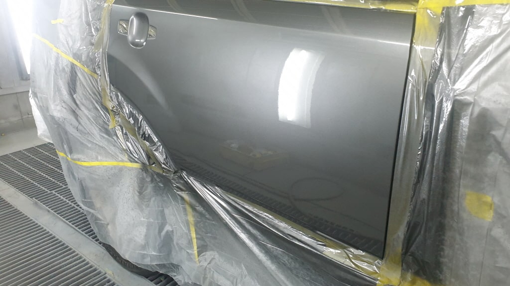 차 문짝 긁힘 - 깊은 스크래치 도장