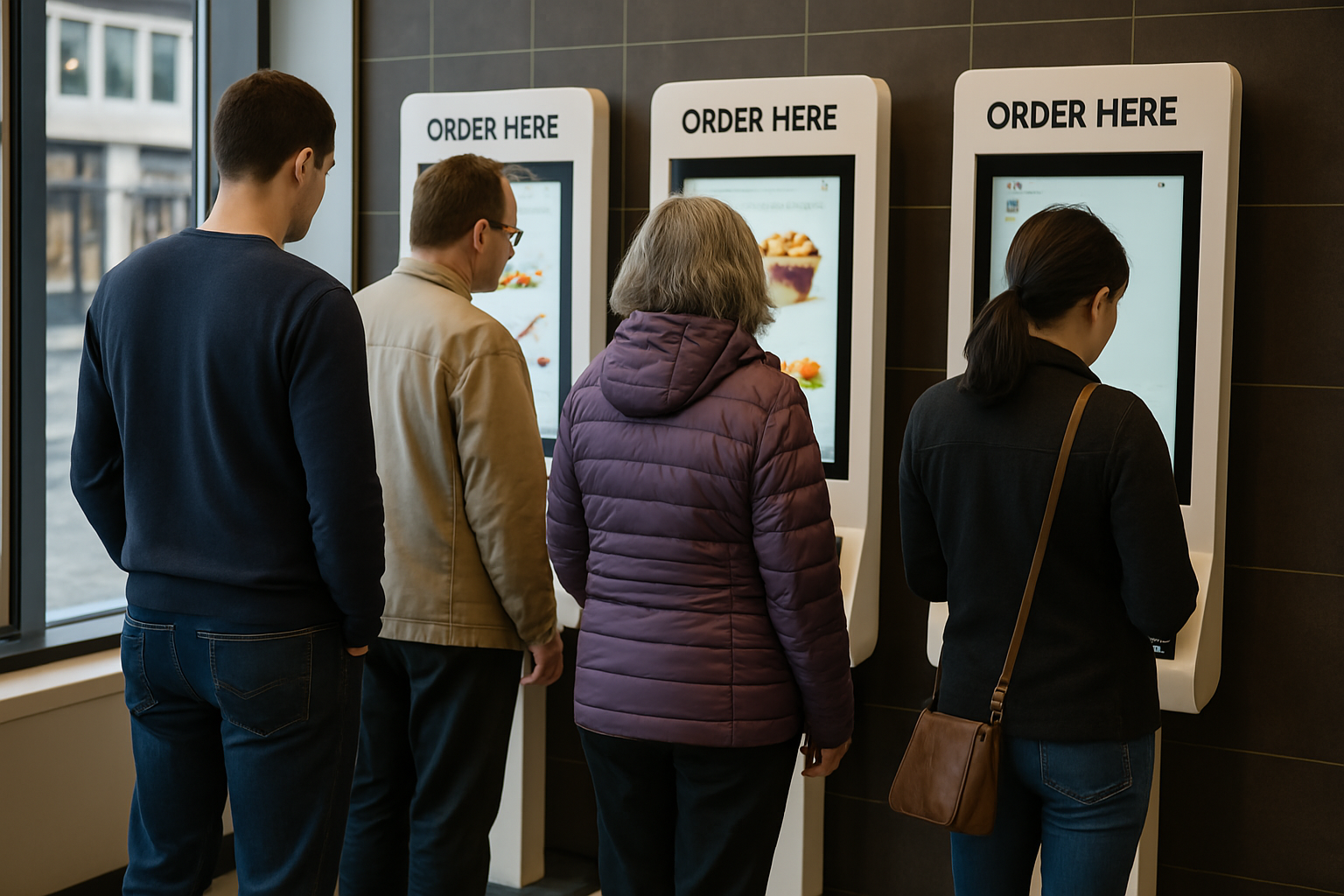 키오스크 앞에서 멈춘 사람들: '새로운 문맹'