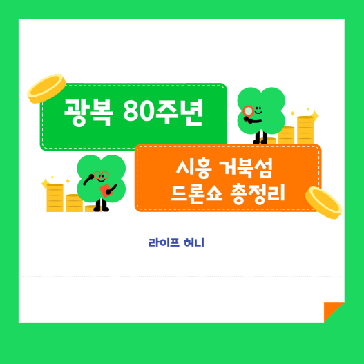 시흥 거북섬 드론쇼