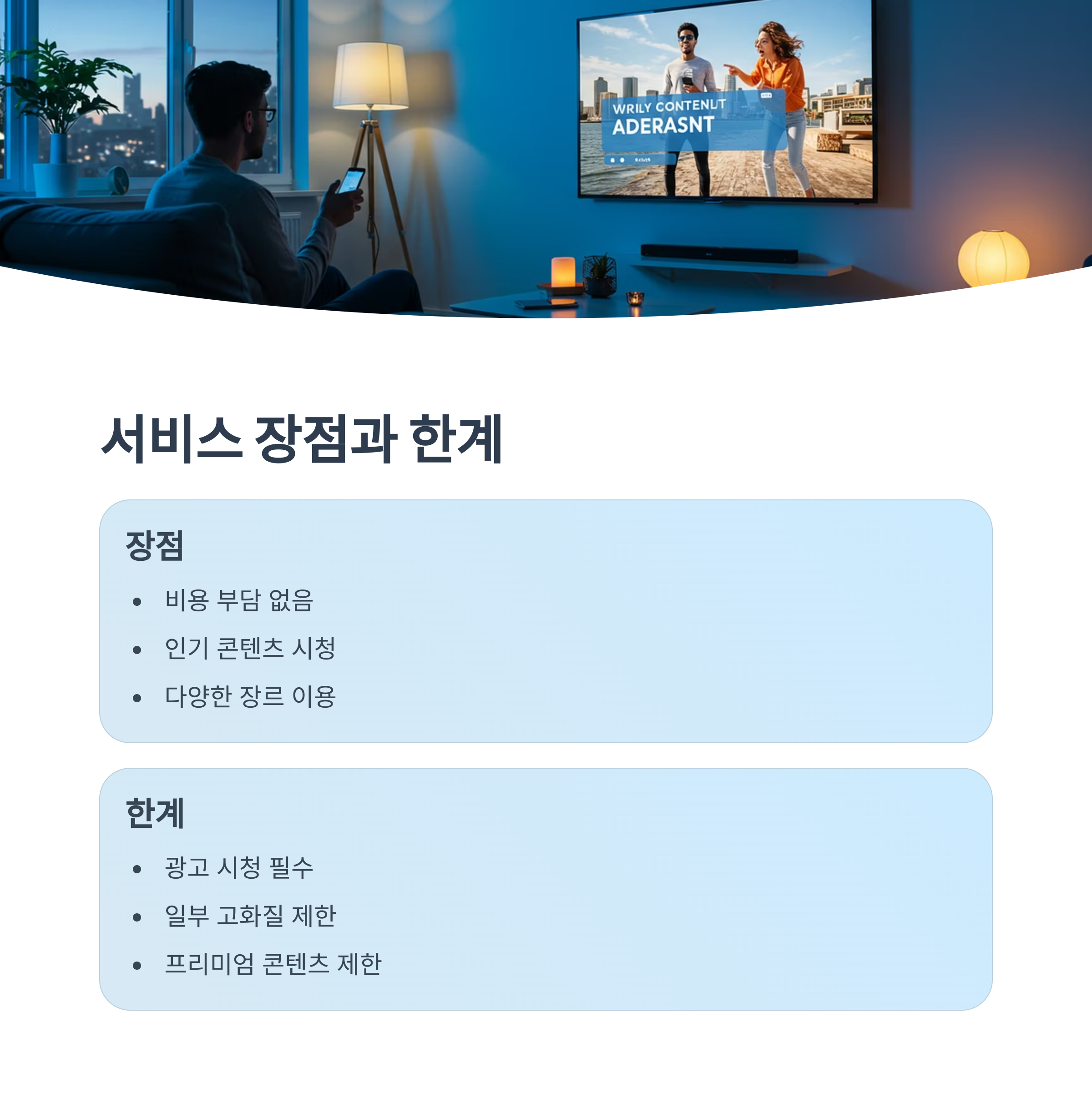 광고형 요금제의 한계와 장점