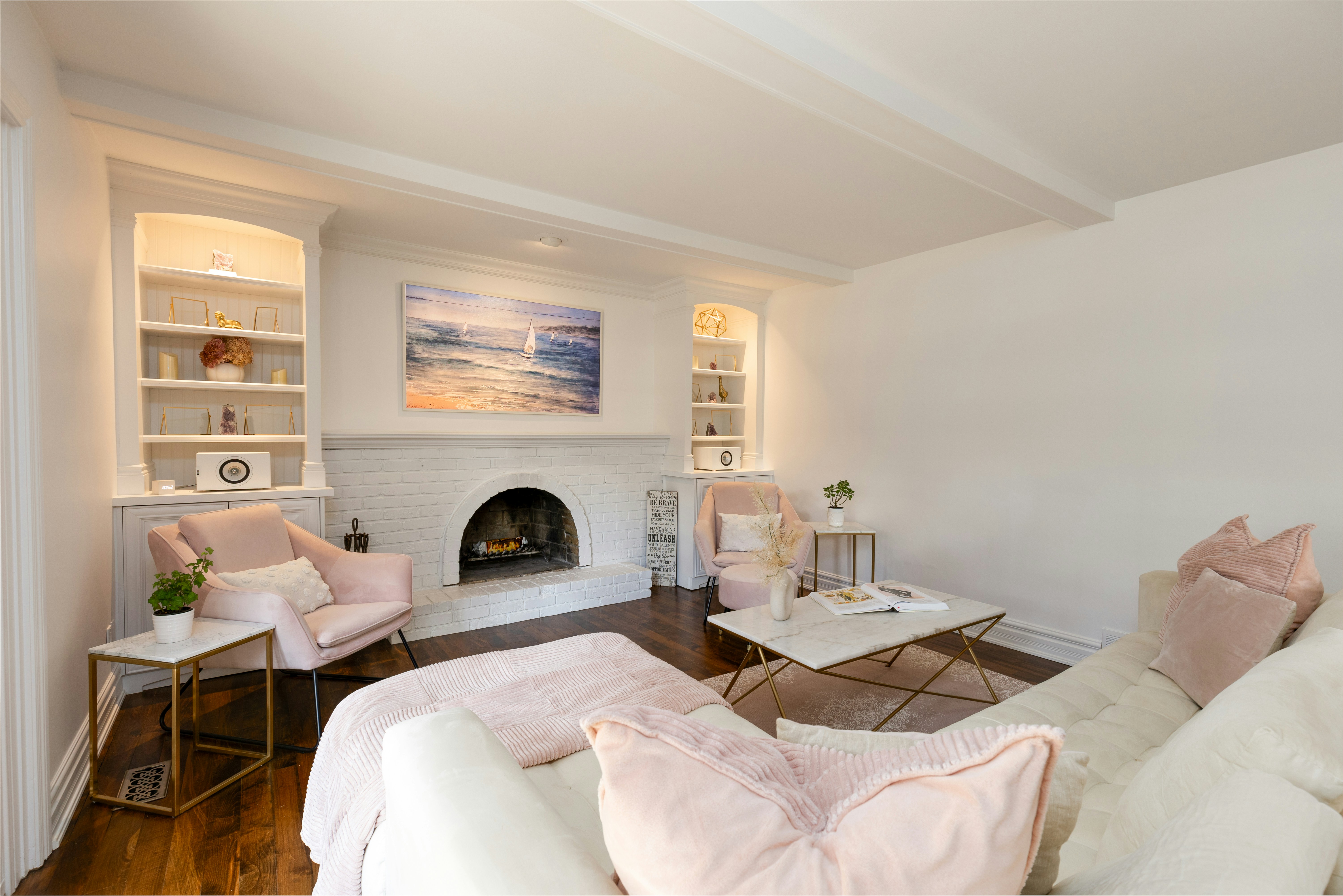 아늑한 숙소 인테리어