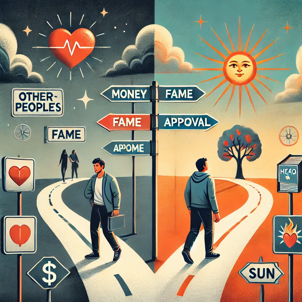 타인의 기대와 내면의 진심 사이, 당신의 목표는 어디에 서 있나요?