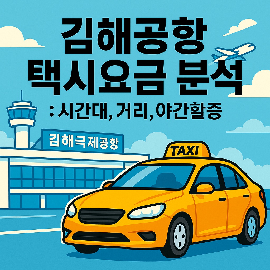 김해공항 택시요금 분석