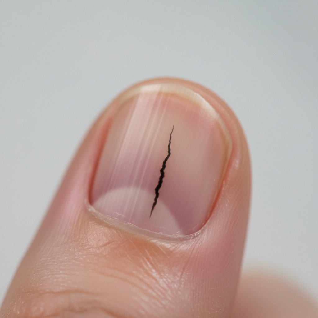 의사들이 경고하는 손톱 검은세로줄 흑색종 의심 증상 5가지