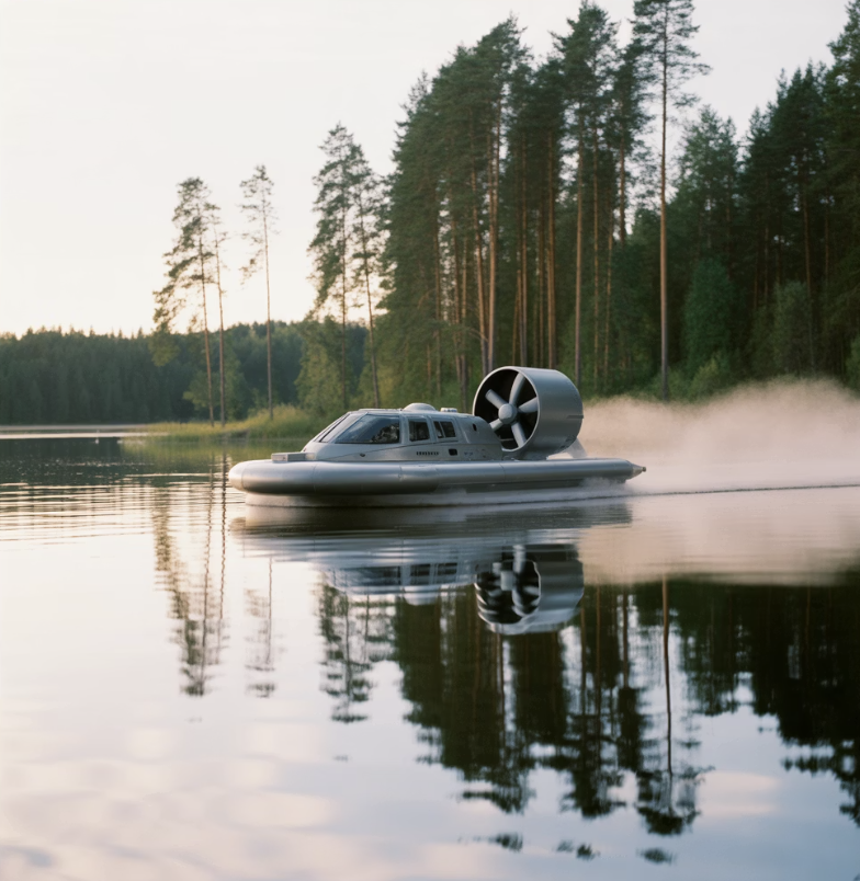 2. 바람으로 떠서 가는 공기 부양선, 호버크래프트