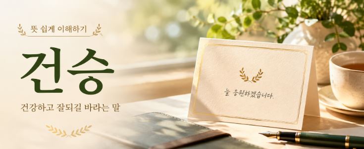 건승의 뜻