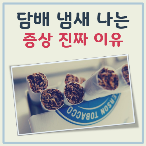 담배 냄새 나는 증상