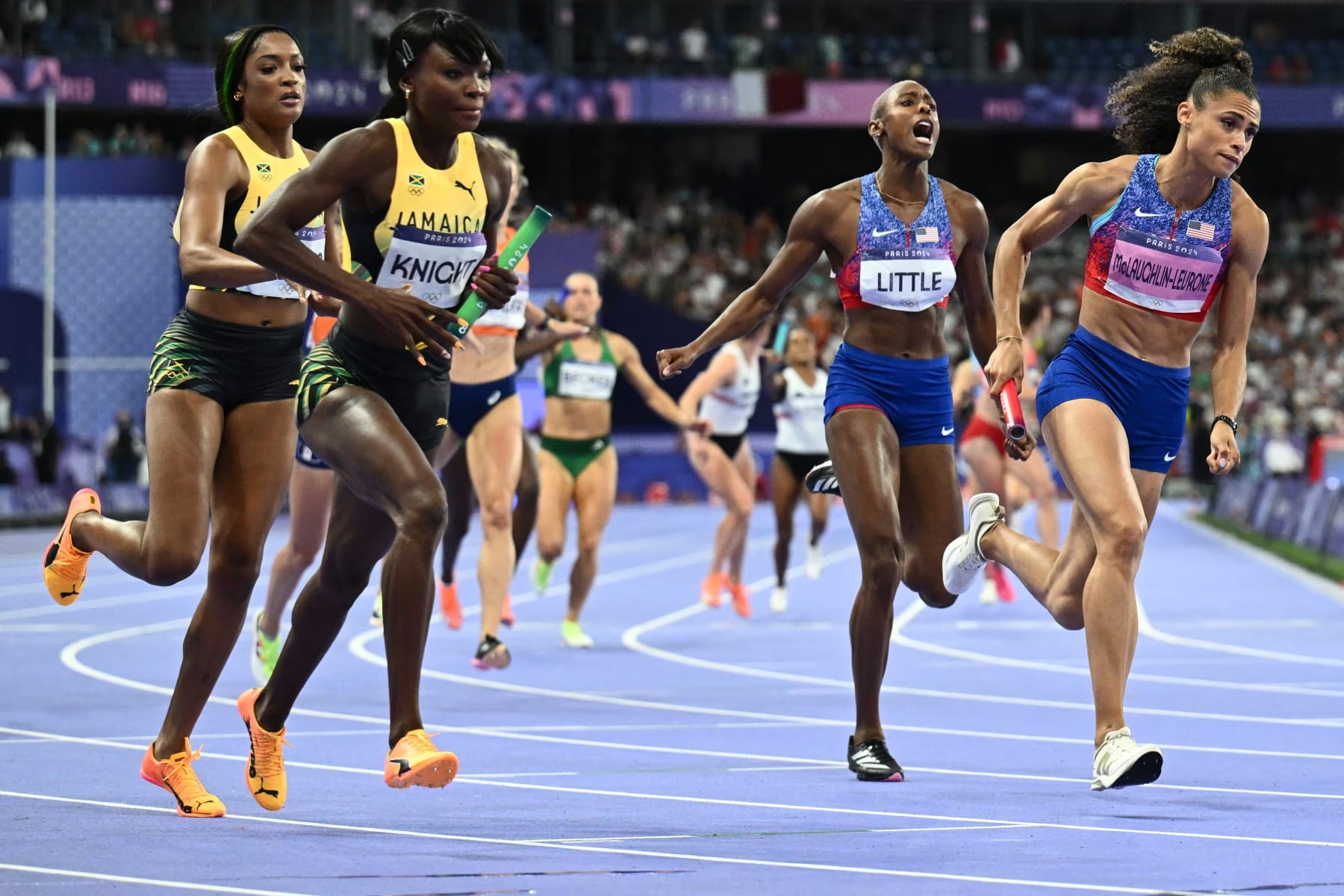 여자 4*400m 릴레이 경기