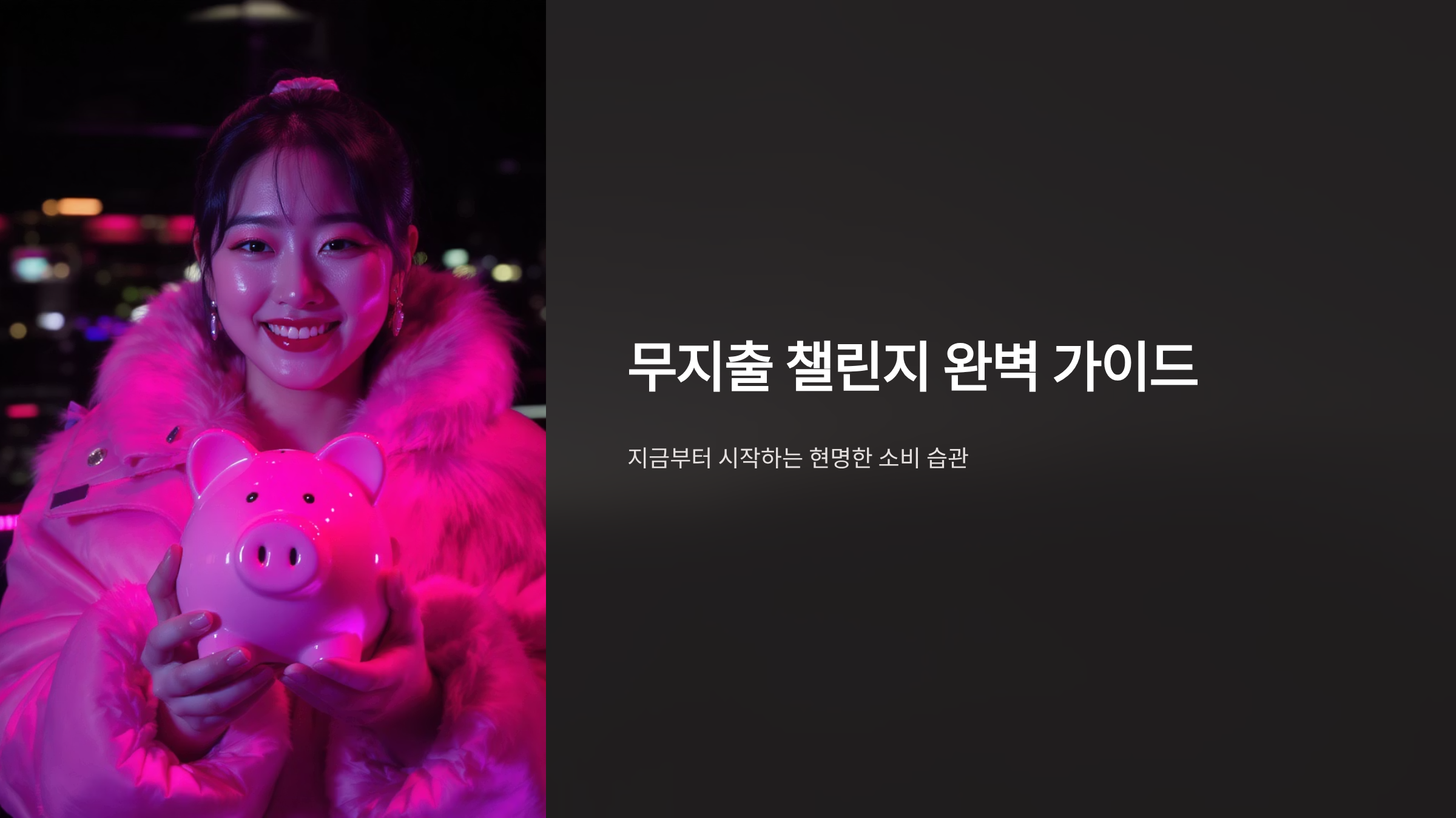 무지출 챌린지 완벽 실천 가이드