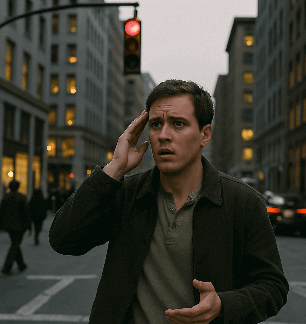 도시에서-길을-헤매는-모습