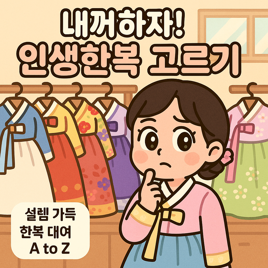 내꺼하자! 인생한복 고르기
설렘 가득 한복 대여 A to Z