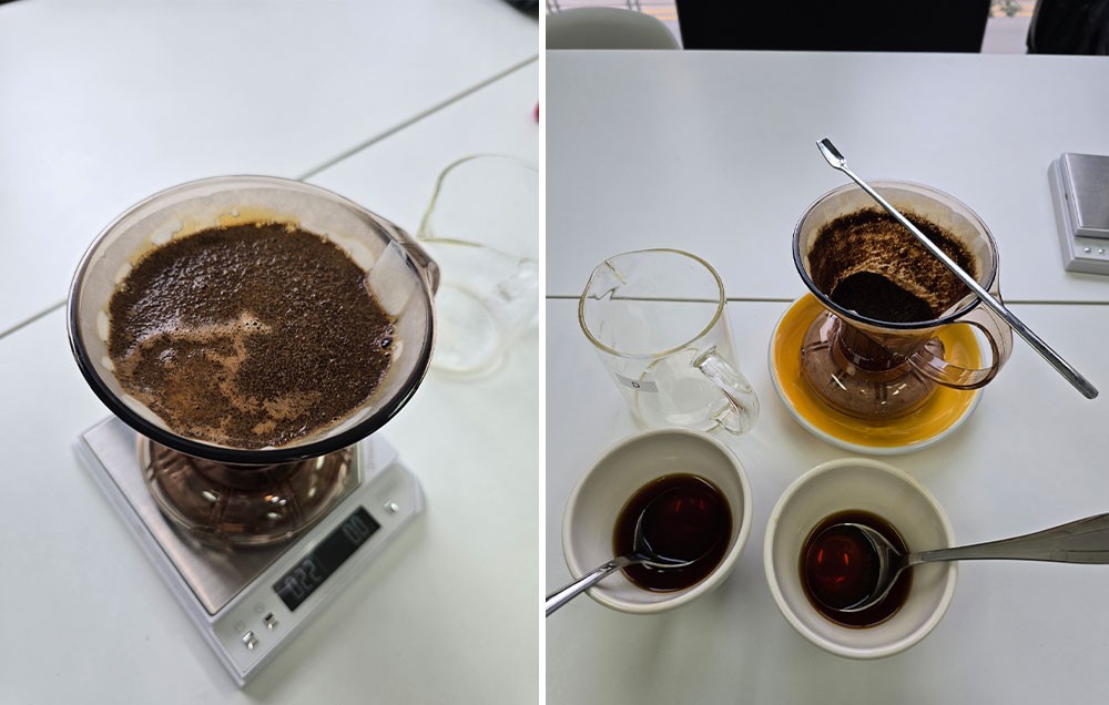 센서리 수업에서는 커피의 향과 맛을 중심으로