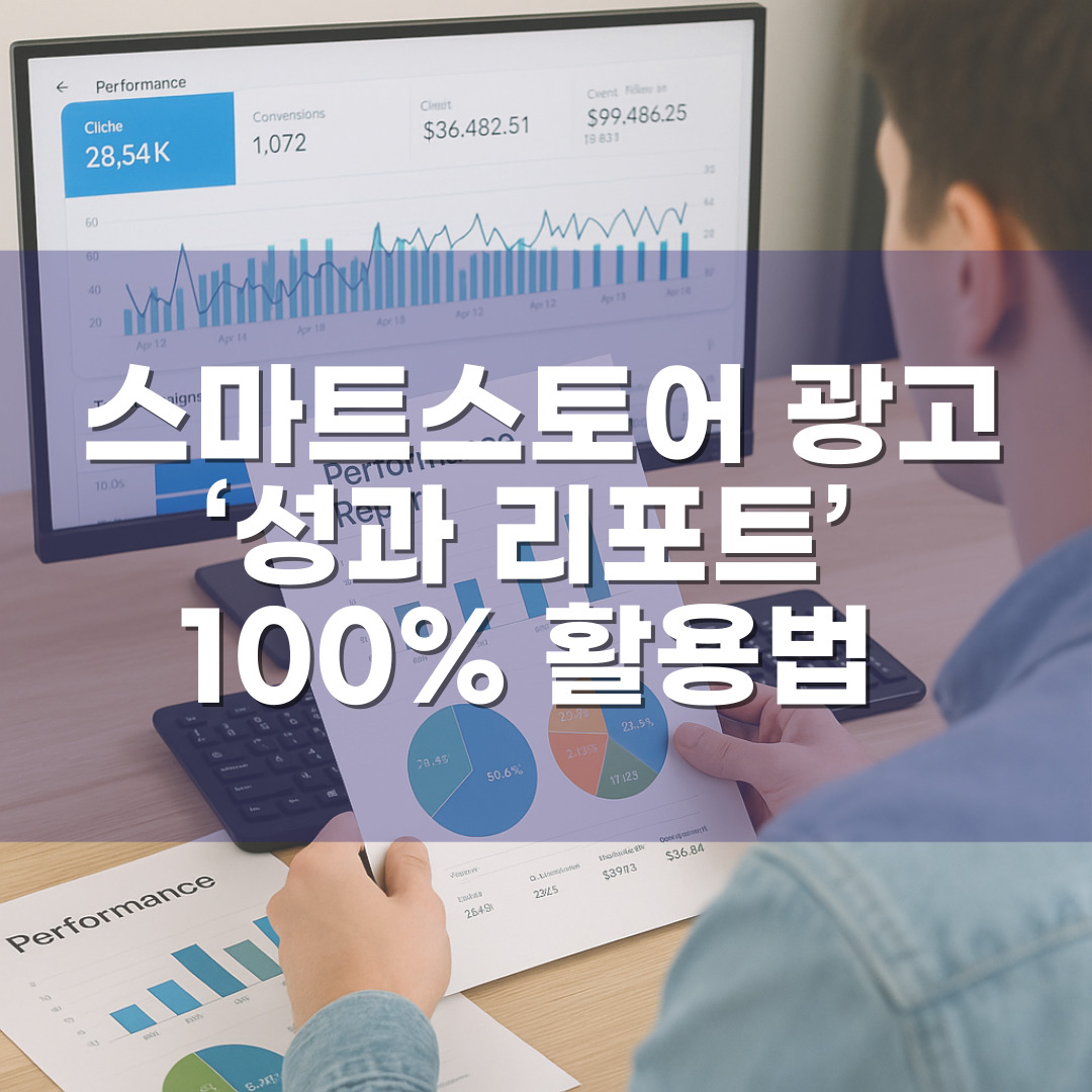 스마트스토어 광고 ‘성과 리포트’ 100% 활용법 – 광고비 대비 수익률 분석하기