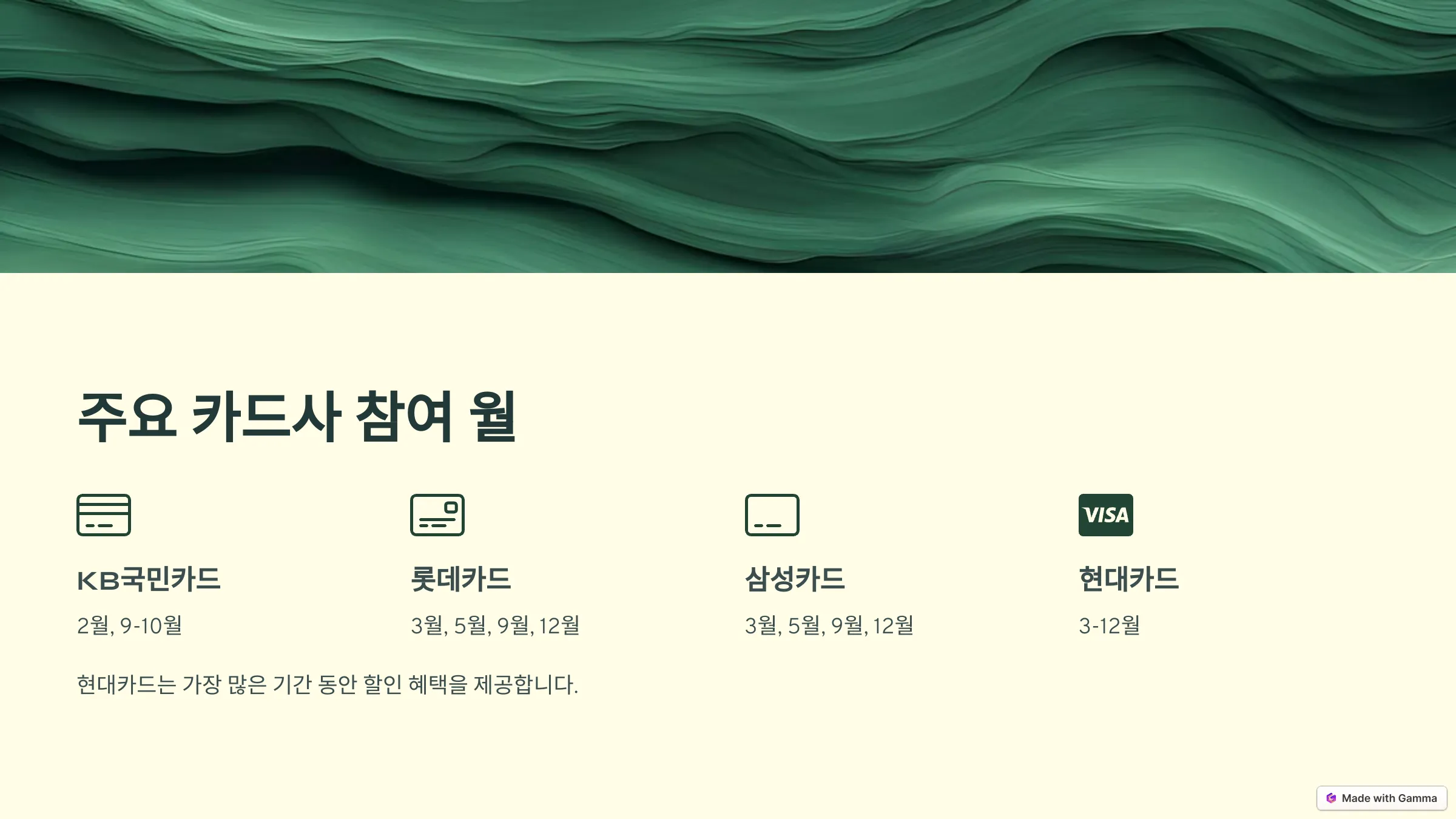 주요 카드사