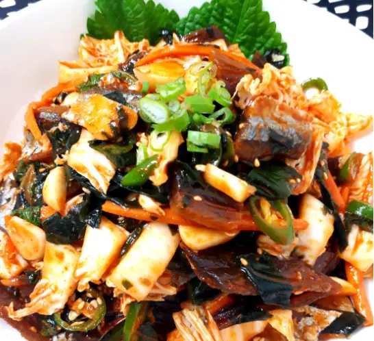 과메기-샐러드-무침