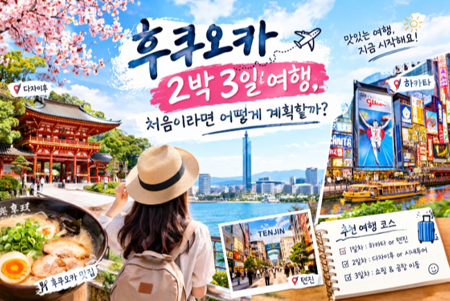 후쿠오카 2박3일 여행지