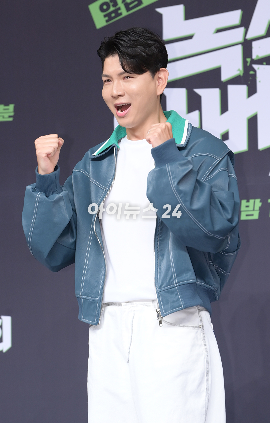 제이쓴이 25일 오후 서울 양천구 목동 SBS 사옥에서 열린 SBS 새 예능 프로그램 '옆집 남편들-녹색 아버지회'(이하 '녹색 아버지회') 제작발표회에 참석하고 있다. [사진=정소희 기자]