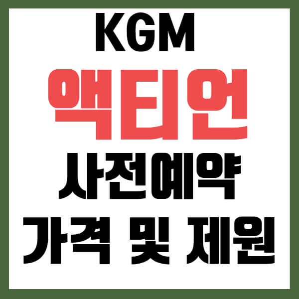 액티언 가격