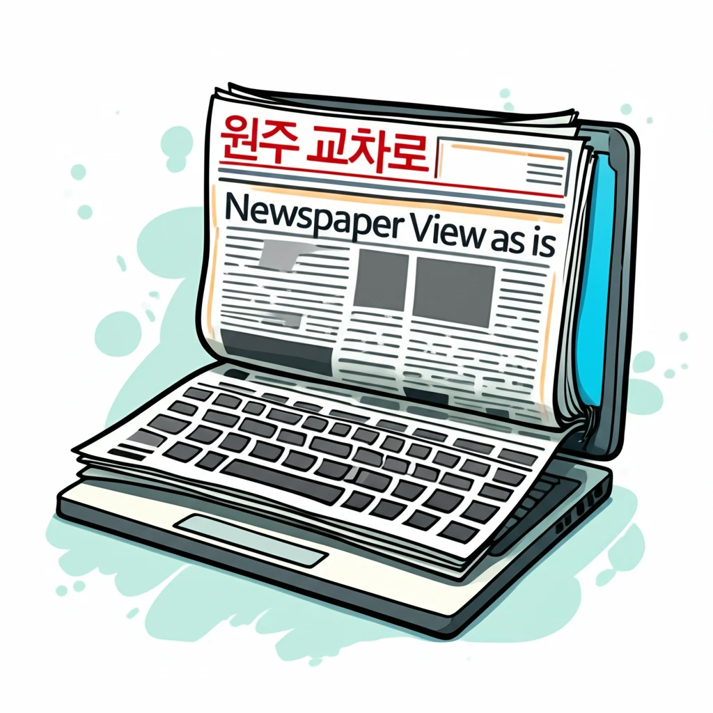 원주 교차로 신문 구인공고 부동산 매..