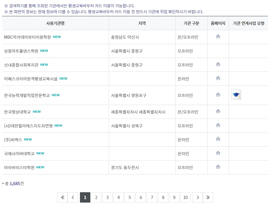 평생교육바우처 신청