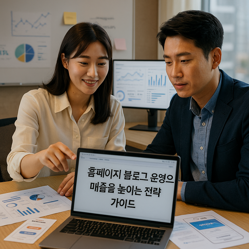 홈페이지 블로그 운영으로 매출을 높이는 전략 가이드