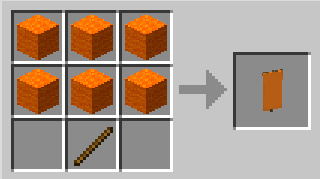 마인크래프트 현수막 조합법