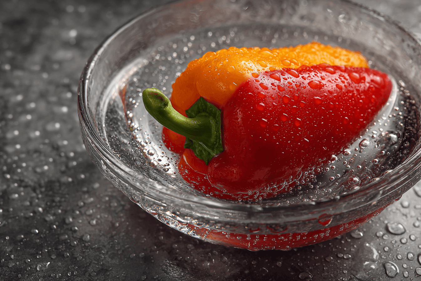 물에-담궈놓은-파프리카-이미지