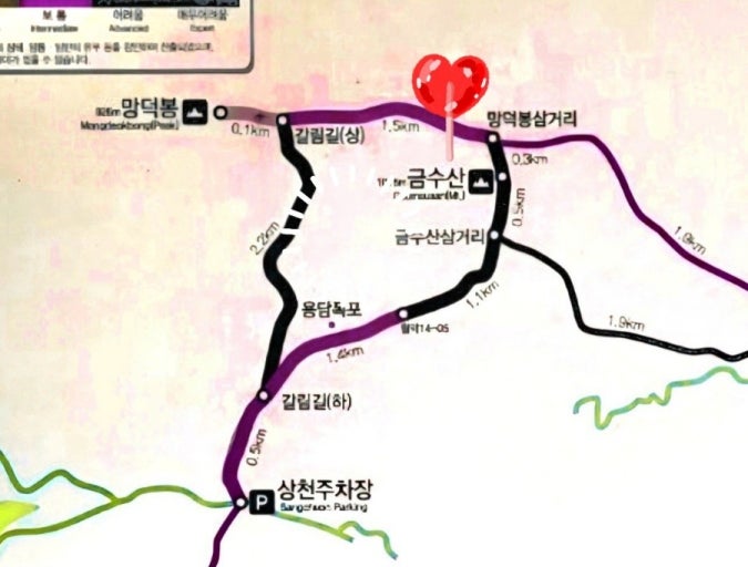 금수산 등산코스