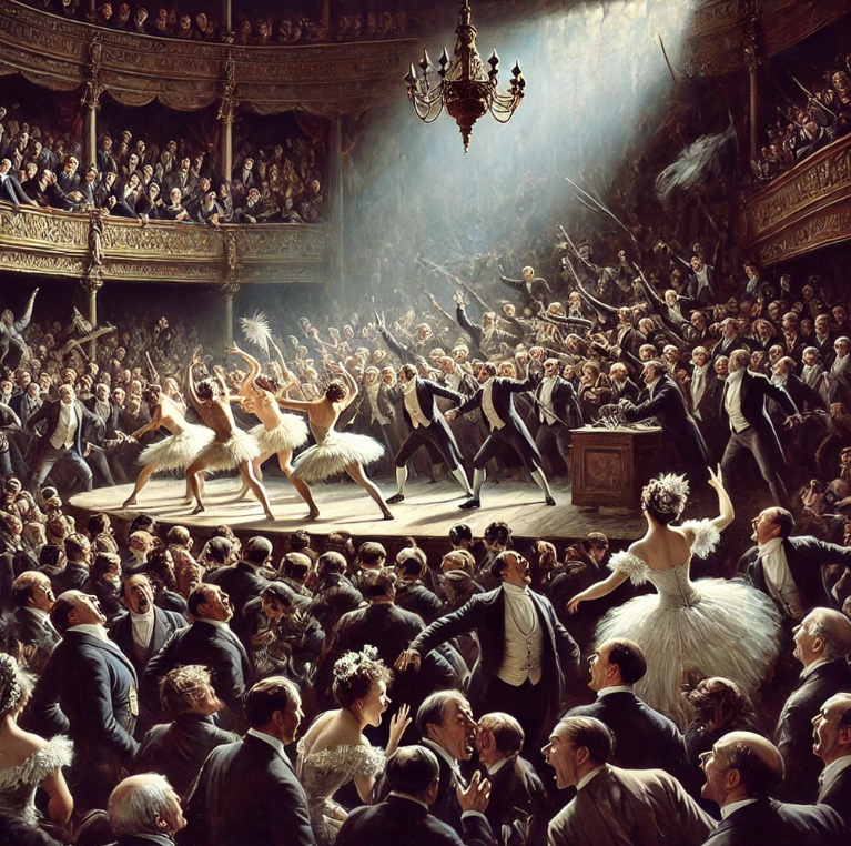 봄의제전 초연 관련 그림