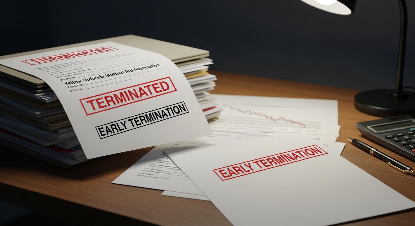 노란우산공제 중도해지 사유