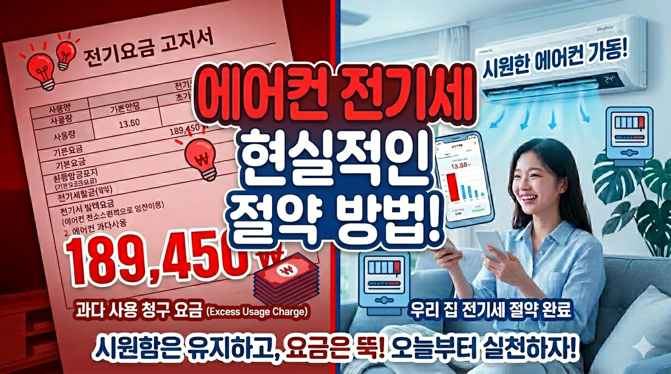에어컨 전기세 절약 방법