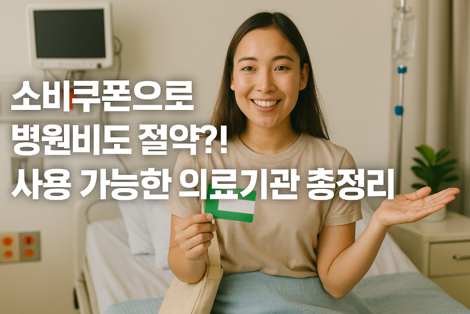 소비쿠폰으로 병원비도 절약