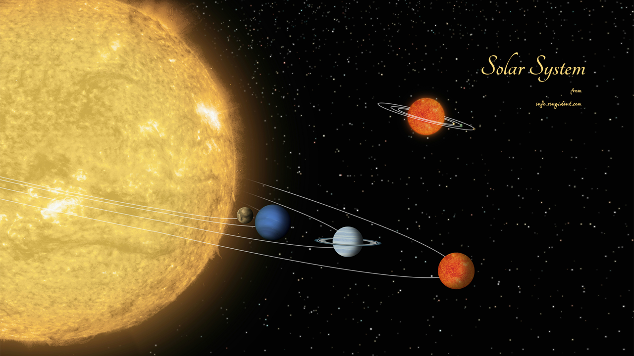02 태양계 C - Solar System 우주배경화면