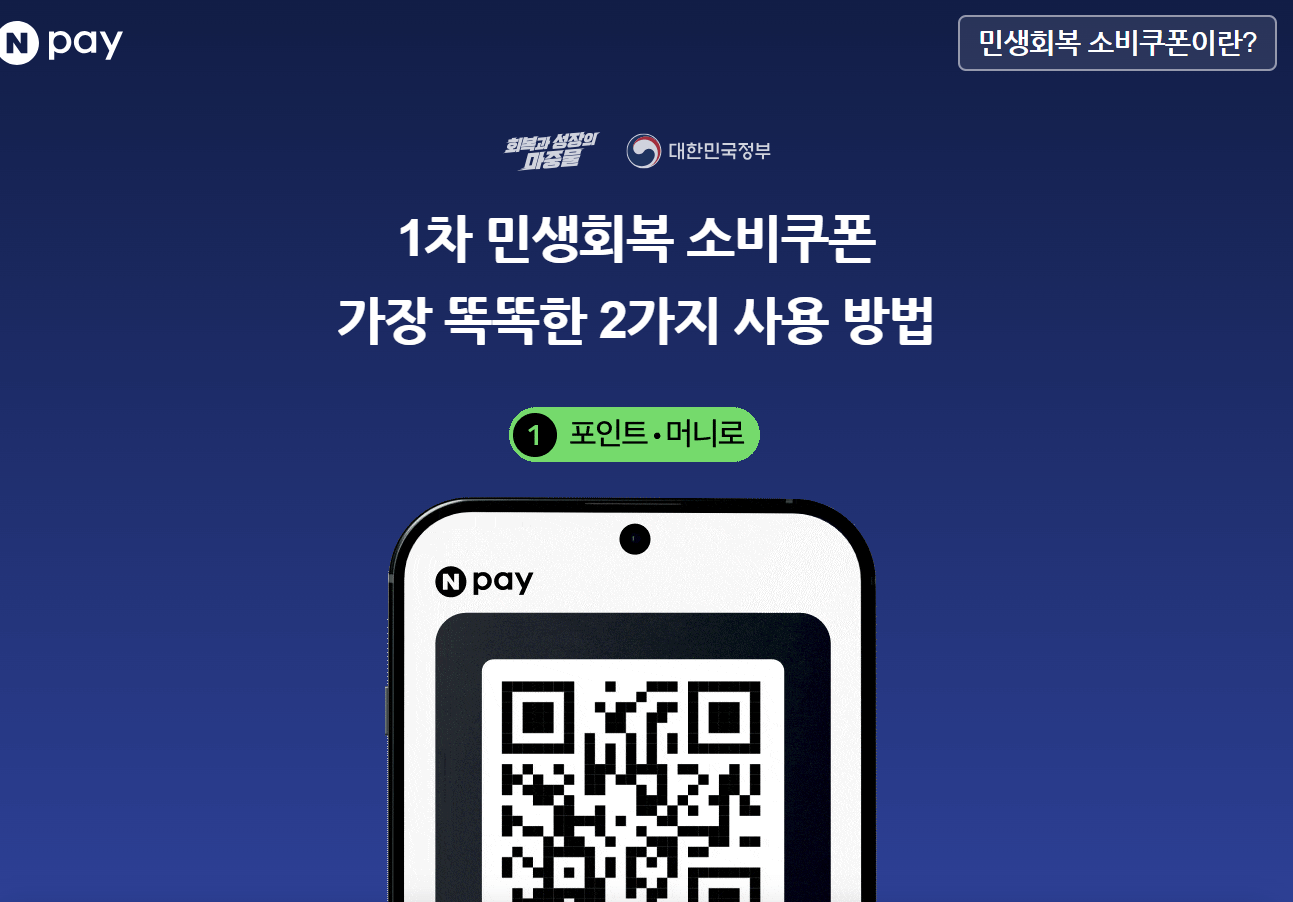 민생회복 소비쿠폰&amp;#44; 네이버페이&middot;카카오페이