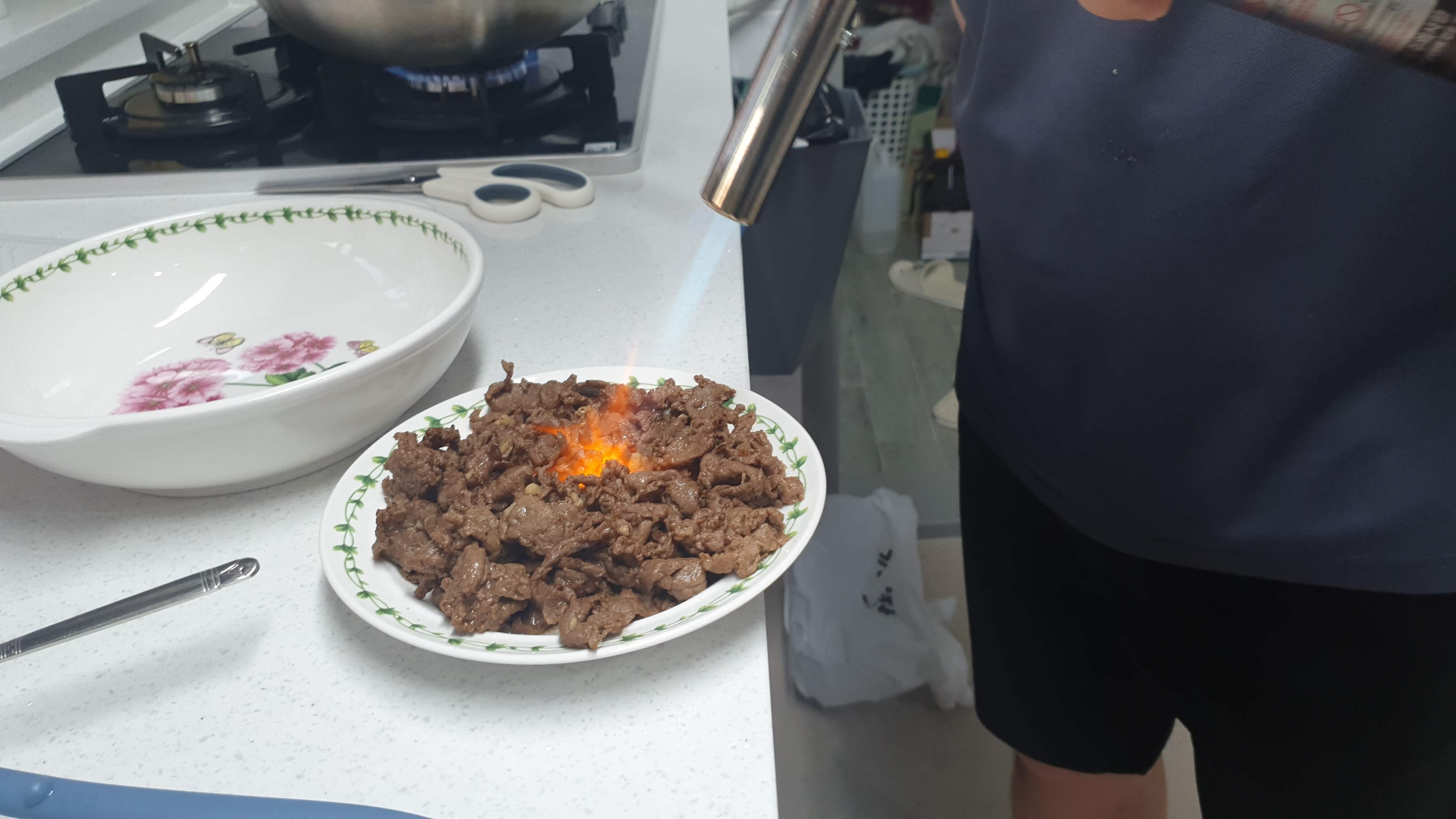 불고기_불향_입히기