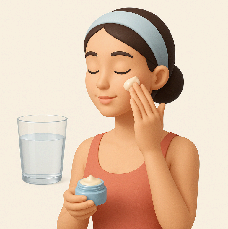 물 자주 마시면 피부가 촉촉해진다? 진짜일까?