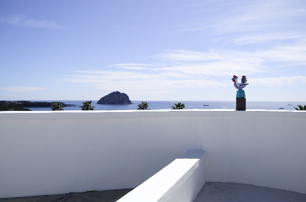 왈종미술관 옥상정원 풍경