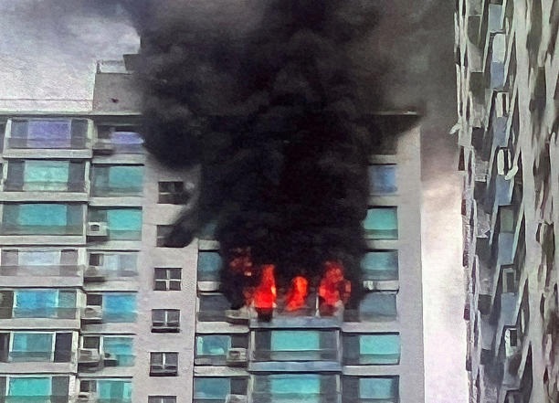 마포구 창전동 아파트 화재