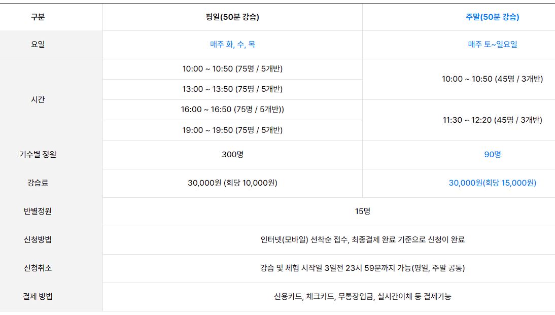서울광장스케이트장이용안내