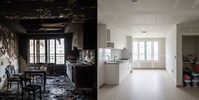 영덕 화재 청소 전문