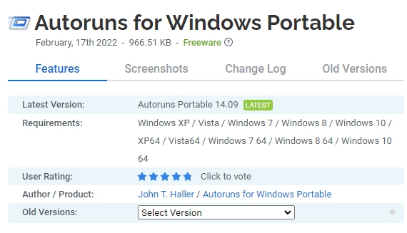 Autoruns-for-Windows-Portable